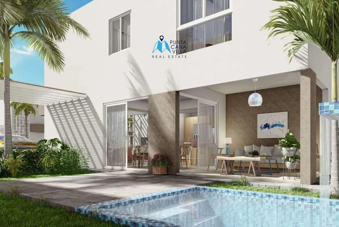 Stylish Two Bedroom Villa For Sale In Veron, Bavaro, Punta Cana, Coral Villa Palmera ()