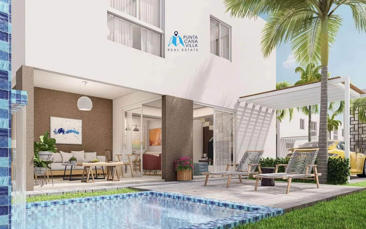 Veron, Villa De Tres Habitaciones En Venta En Bavaro, Punta Cana