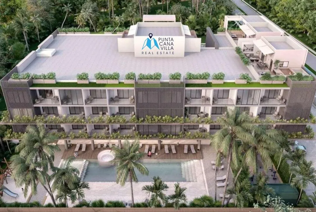 ozy Two Bedroom Penthouse For Sale In Cuidad Las Canas, Cap Cana With Terrace And Jacuzzi ()