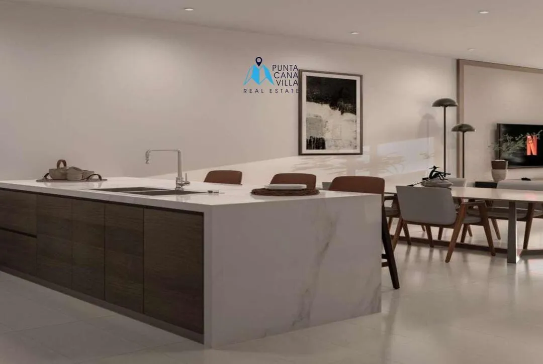ozy Two Bedroom Penthouse For Sale In Cuidad Las Canas, Cap Cana With Terrace And Jacuzzi ()