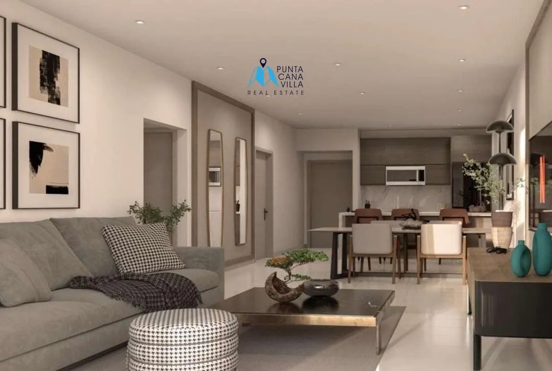 ozy Two Bedroom Penthouse For Sale In Cuidad Las Canas, Cap Cana With Terrace And Jacuzzi ()