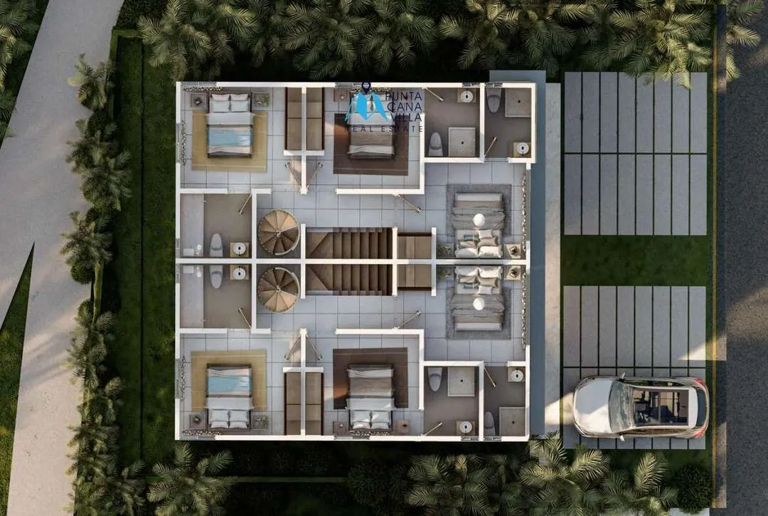 Bavaro, Three Bedroom Townhouse For Sale In Punta Cana, Lake Life Punta Cana ()