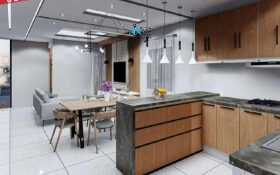 Lake Life: Bávaro, casa duplex de tres habitaciones en venta en Punta Cana