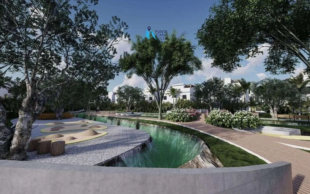 Lake Life: Bávaro, casa duplex de tres habitaciones en venta en Punta Cana
