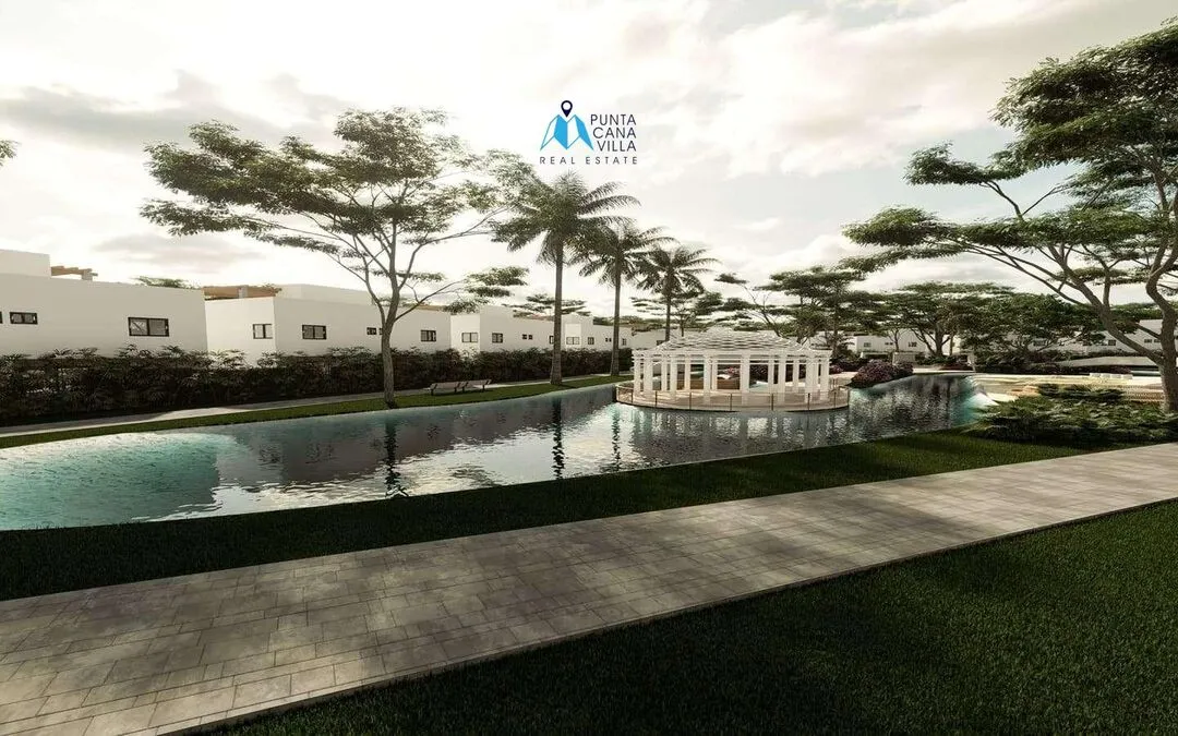 Lake Life: Bávaro, casa duplex de tres habitaciones en venta en Punta Cana