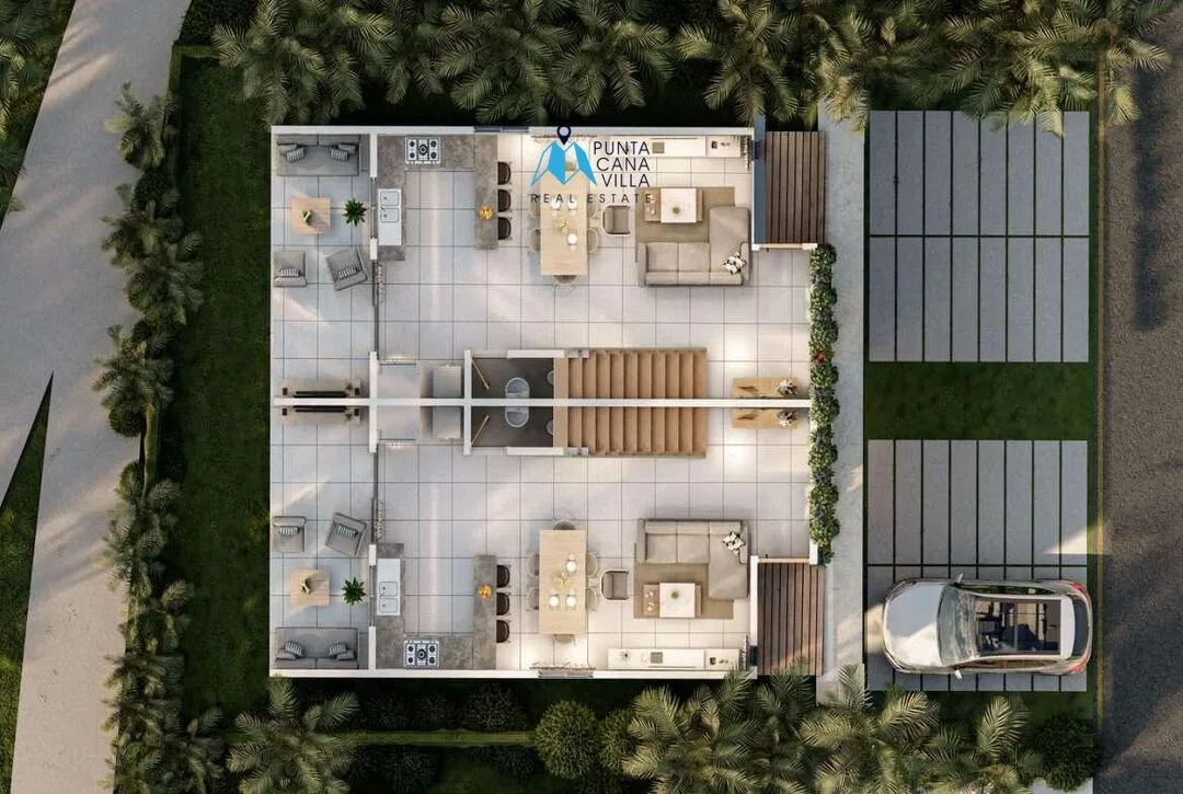 Bavaro, Three Bedroom Townhouse For Sale In Punta Cana, Lake Life Punta Cana ()