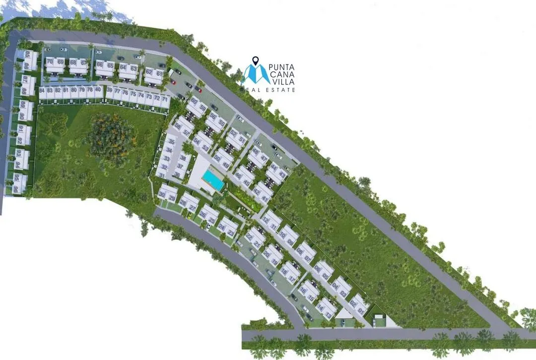 Bavaro, Three Bedroom Villa For Sale In Bavaro, Punta Cana, Allegra Park Punta Cana ()