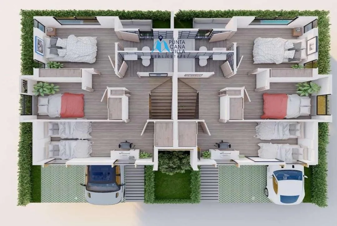 Bavaro, Three Bedroom Villa For Sale In Bavaro, Punta Cana, Allegra Park Punta Cana ()