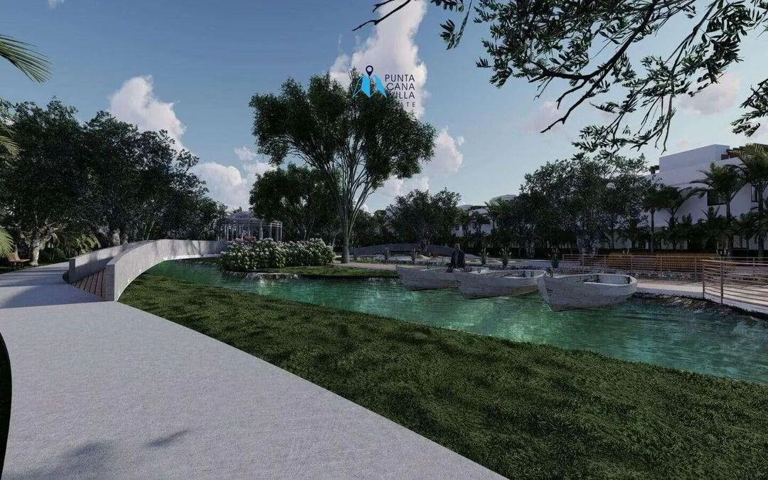 Lake Life: Bávaro, casa duplex de tres habitaciones en venta en Punta Cana