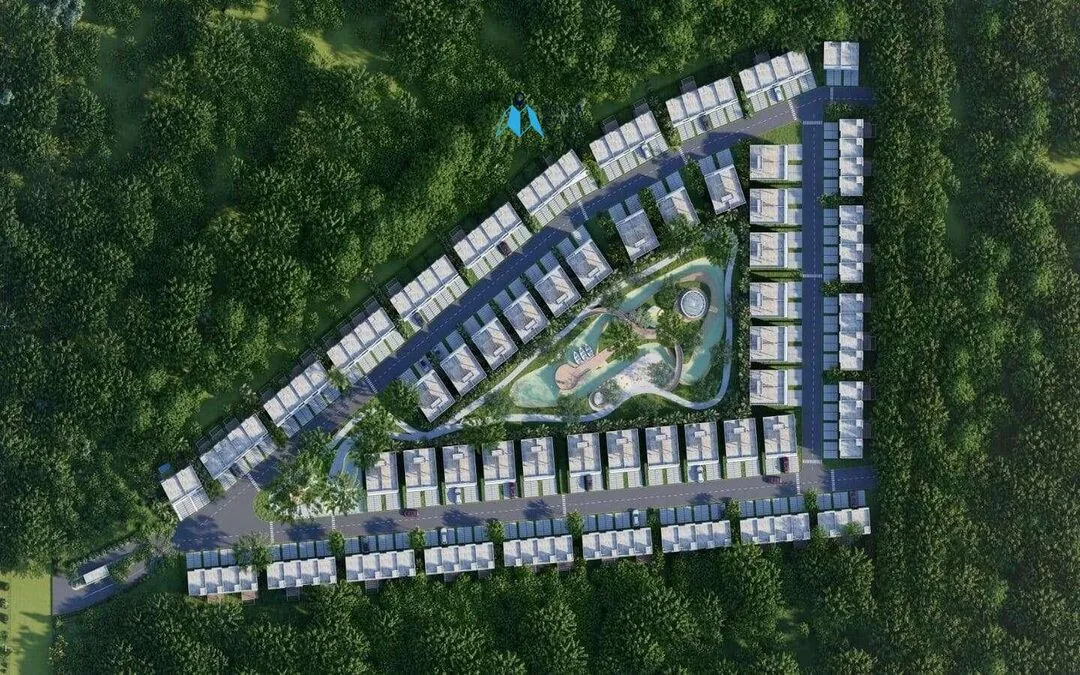 Green Life Lakes: Bávaro, casa duplex de dos habitaciones en venta en Punta Cana