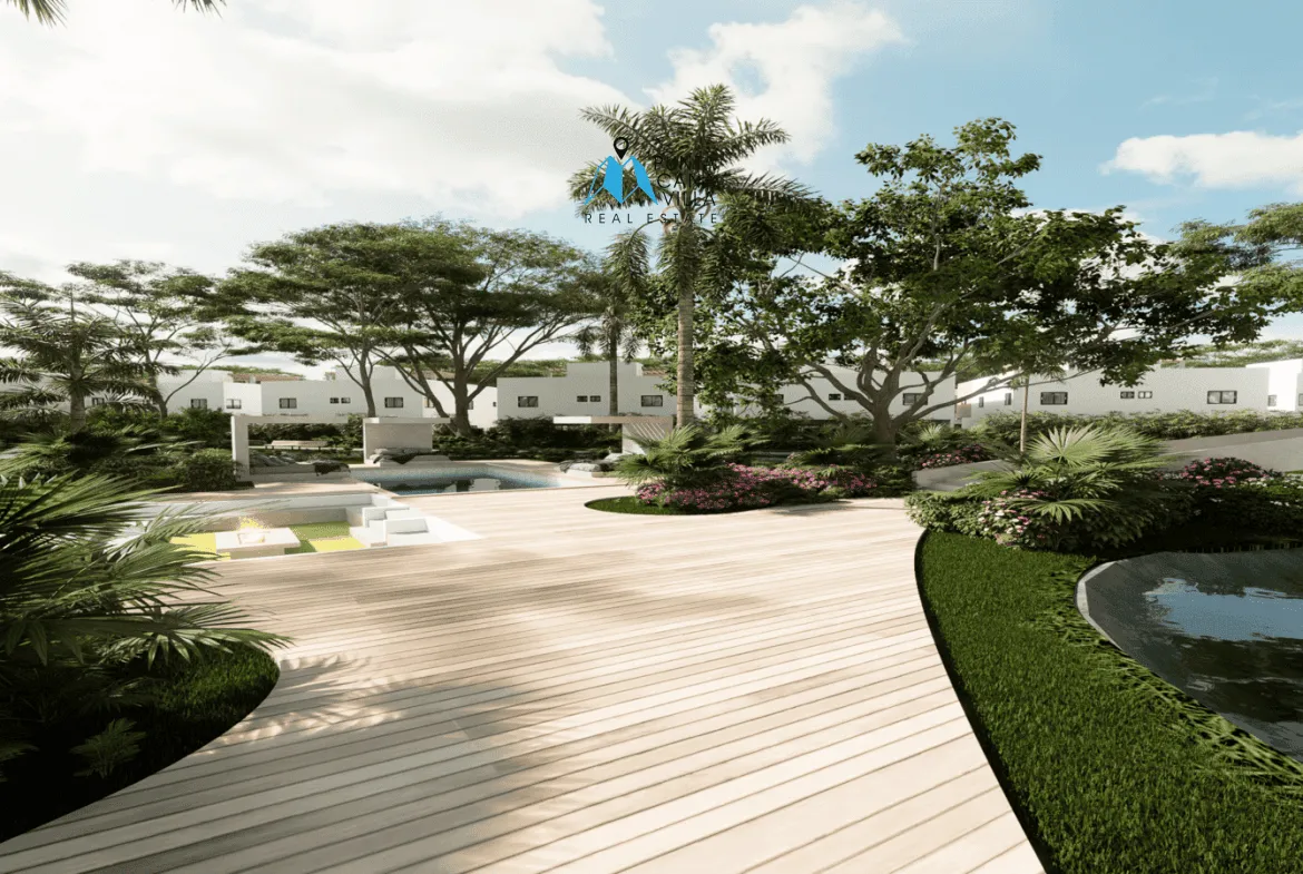Bavaro, Two Bedroom Townhouse For Sale In Punta Cana, Lake Life Punta Cana ()