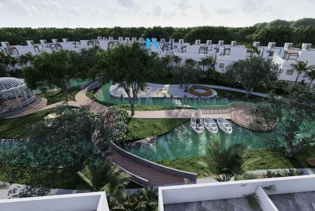 Bavaro, Two Bedroom Townhouse For Sale In Punta Cana, Lake Life Punta Cana ()