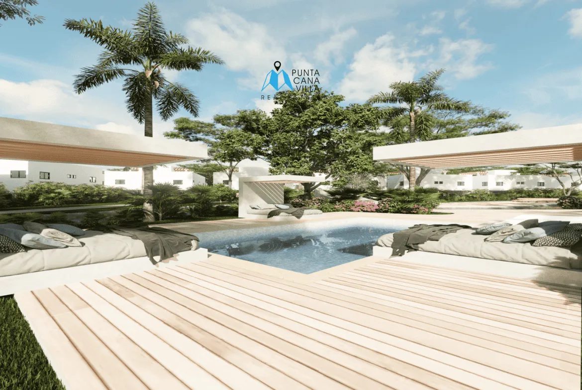 Bavaro, Two Bedroom Townhouse For Sale In Punta Cana, Lake Life Punta Cana ()
