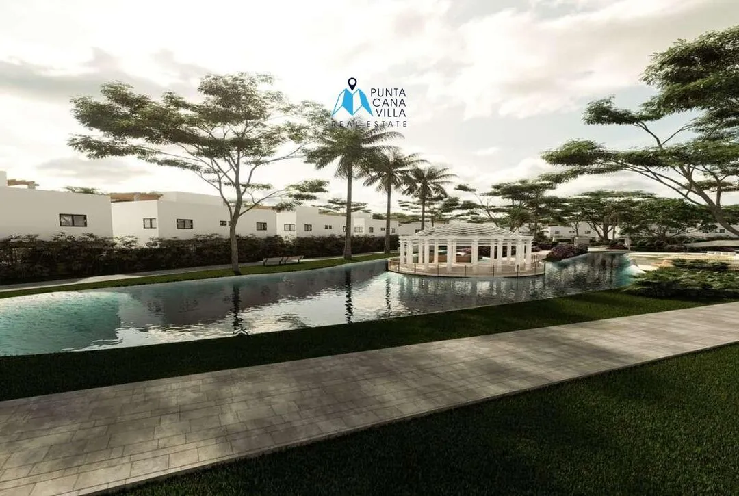 Bavaro, Two Bedroom Townhouse For Sale In Punta Cana, Lake Life Punta Cana ()