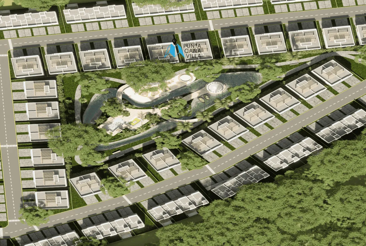 Bavaro, Two Bedroom Townhouse For Sale In Punta Cana, Lake Life Punta Cana ()