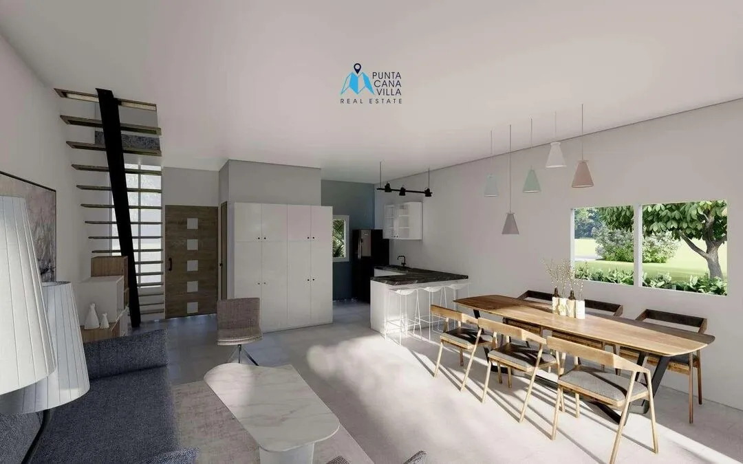 Bavaro, three bedroom duplex villa for sale in Punta Cana, Praia Residence () Bavaro, three bedroom duplex villa for sale in Punta Cana, Praia Residence ()