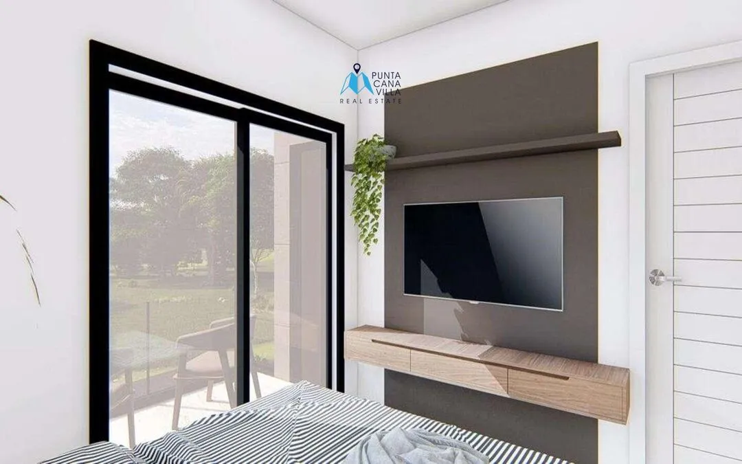 Bavaro, maison de ville de deux chambres à vendre à Punta Cana