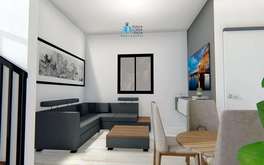 Bavaro, maison de ville de deux chambres à vendre à Punta Cana