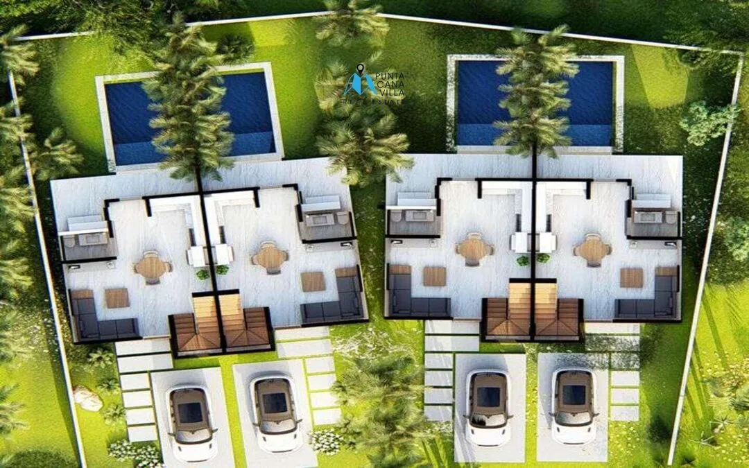 Bavaro, maison de ville de deux chambres à vendre à Punta Cana
