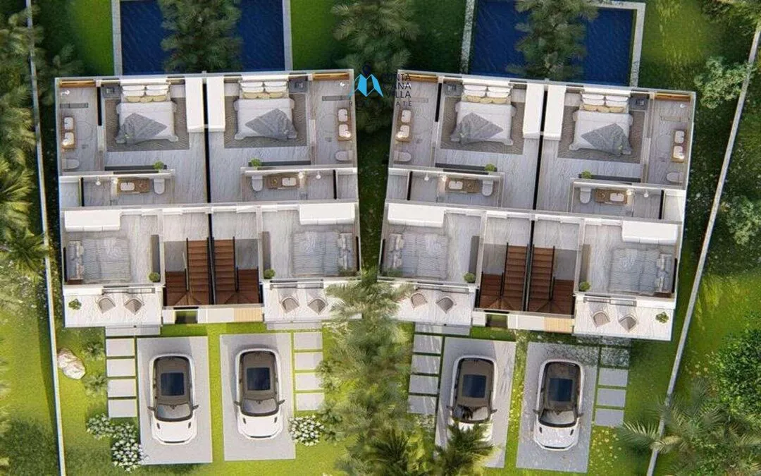 Bavaro, maison de ville de deux chambres à vendre à Punta Cana