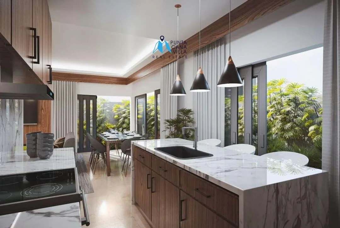 Downtown Punta Cana, Three Bedroom Individual Villas For Sale In Punta Cana, The Garden ()