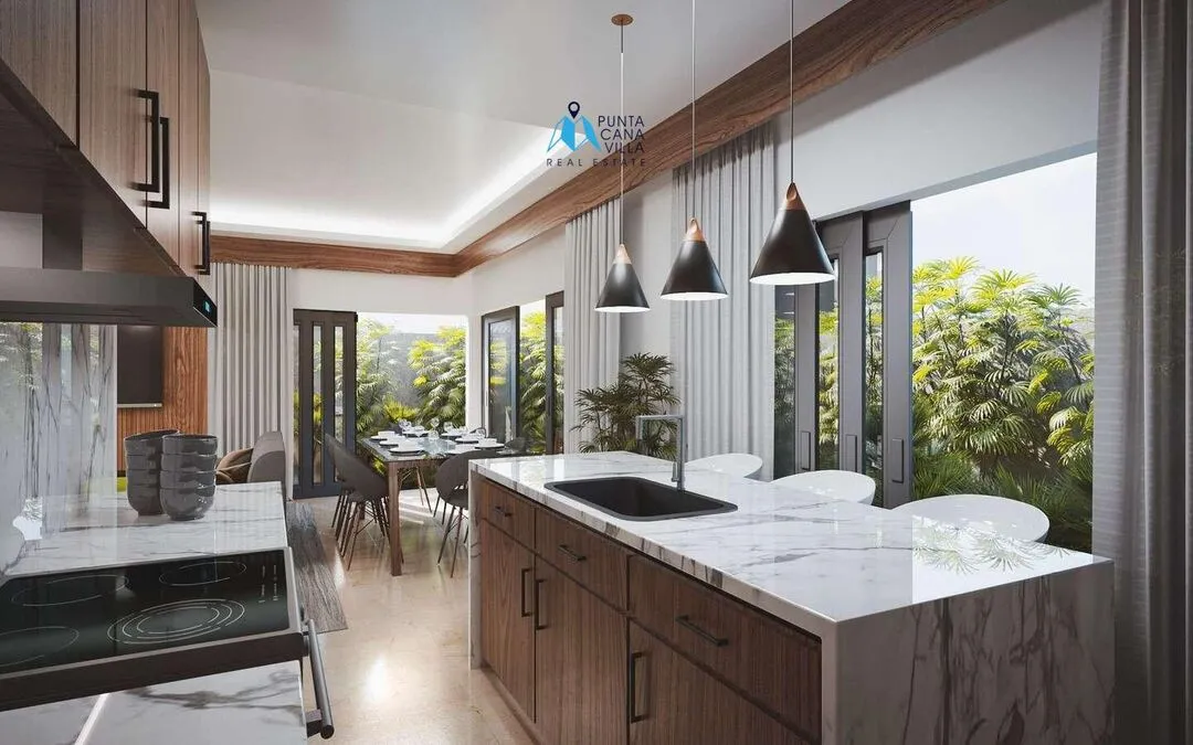 Downtown Punta Cana, Three Bedroom Individual Villas For Sale In Punta Cana, The Garden ()