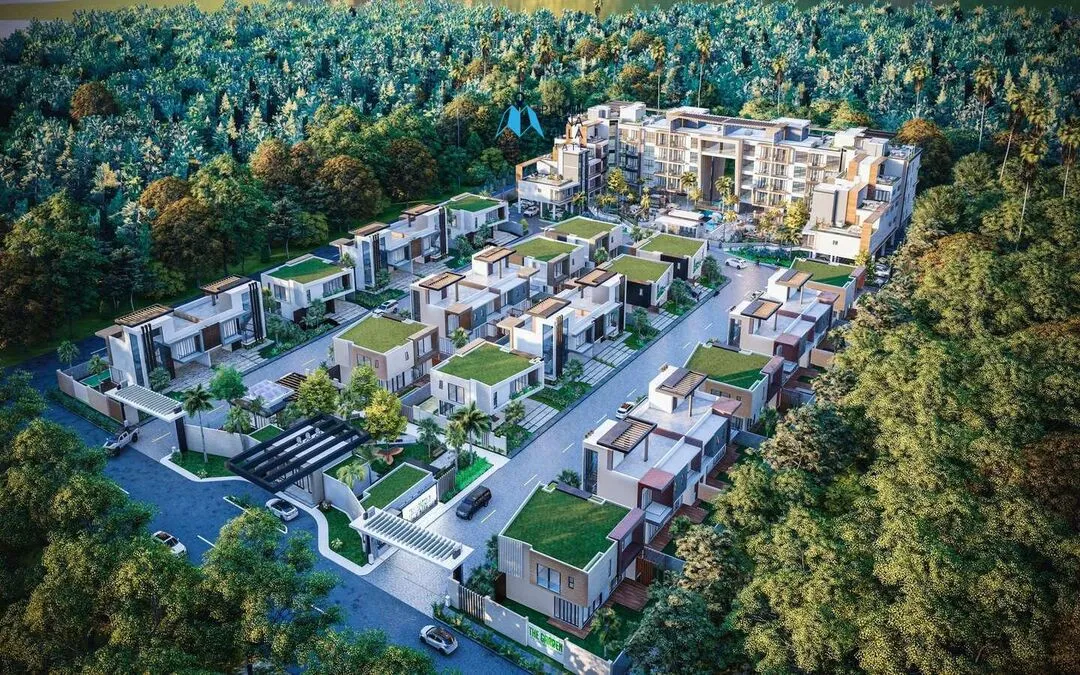 Downtown Punta Cana, Three Bedroom Individual Villas For Sale In Punta Cana, The Garden ()