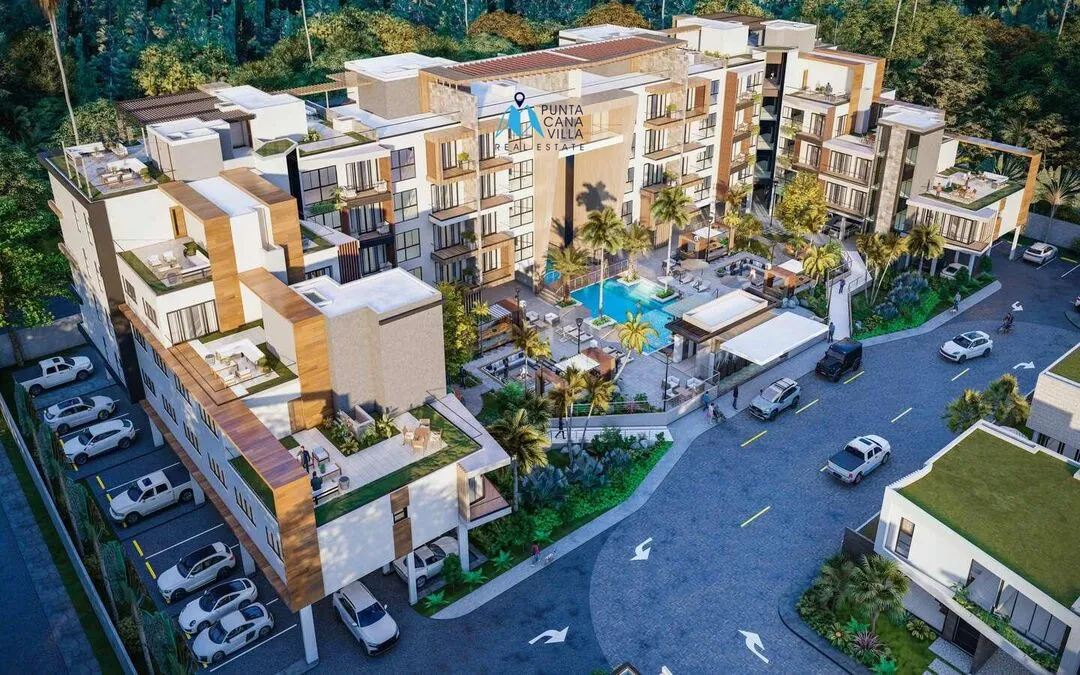 Downtown Punta Cana, Appartement de deux chambres à coucher à vendre