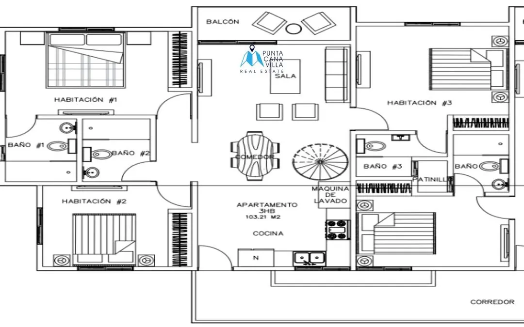 Penthouse En Venta En Bavaro, Veron, Punta Cana