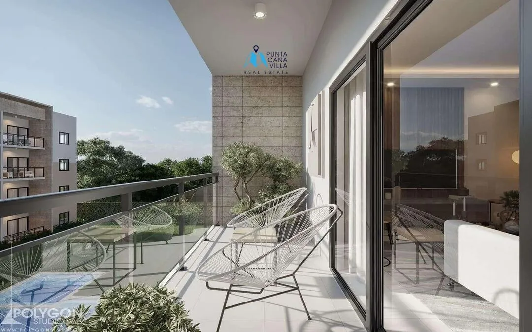 Veron, Appartement-terrasse de deux chambres à coucher à vendre à Bavaro, Punta Cana