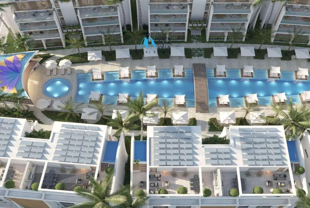 Vista Cana, One Bedroom Condo For Sale In Bavaro, Punta Cana, Vibes Waterfall Residences ()