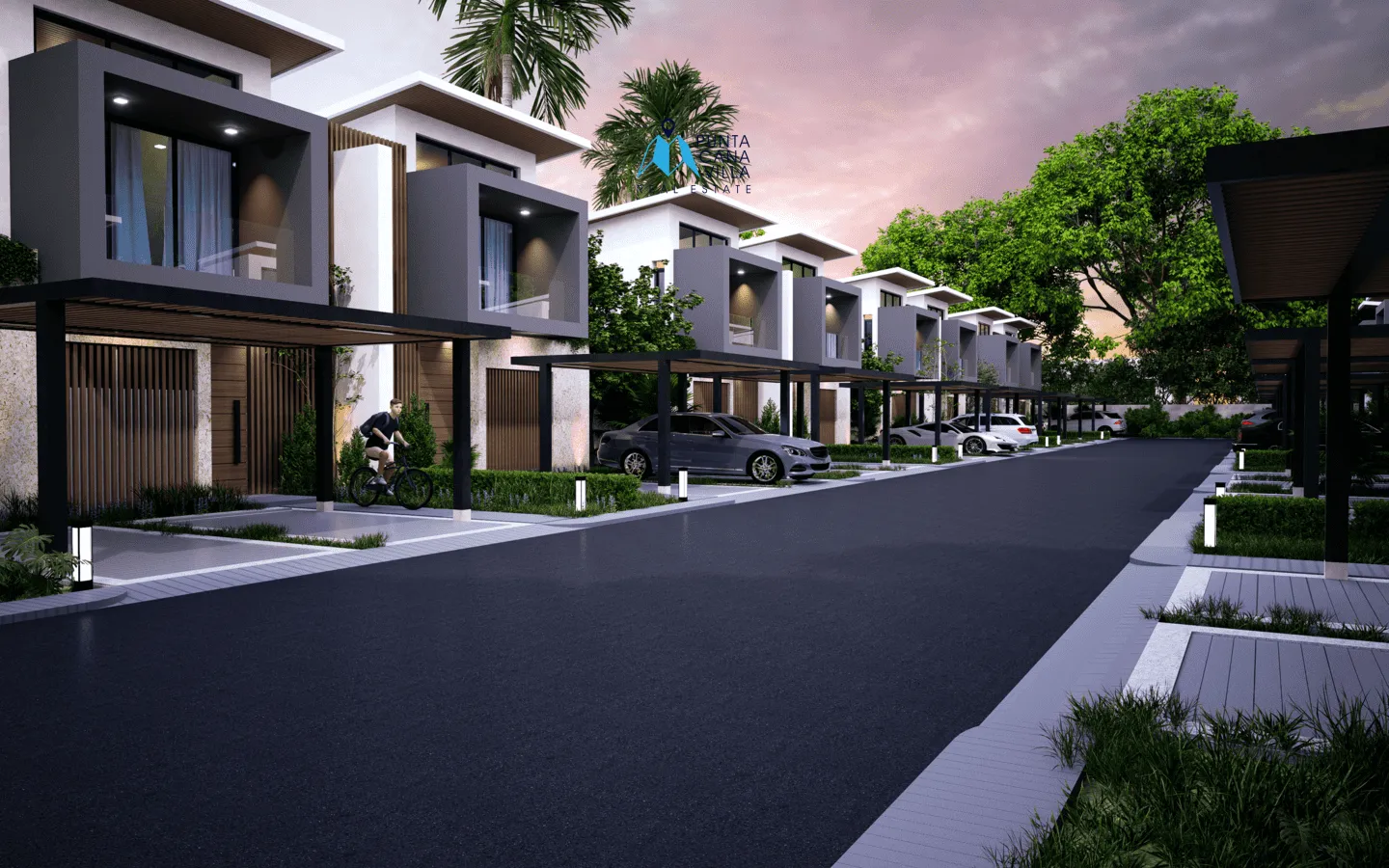 Vista Cana, Three Bedroom Duplex Villa For Sale In Bavaro, Punta Cana, Sand Village ()
