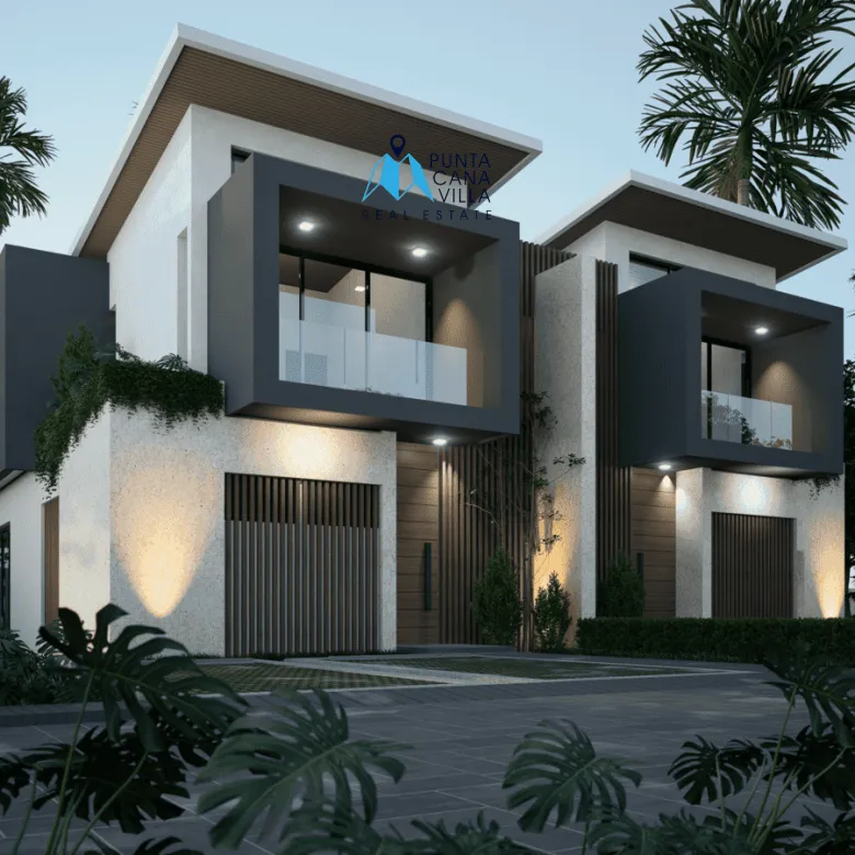 Vista Cana, Three Bedroom Duplex Villa For Sale In Bavaro, Punta Cana, Sand Village ()