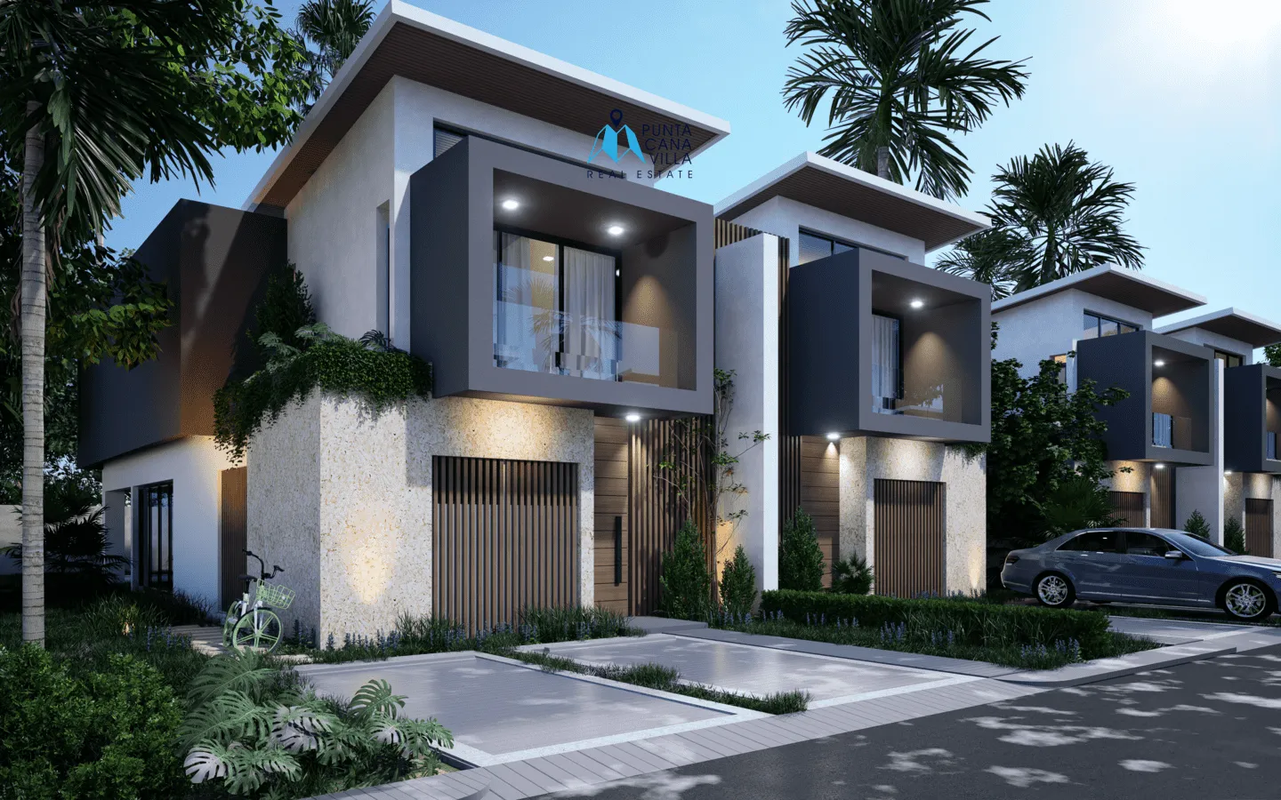 Vista Cana, Three Bedroom Duplex Villa For Sale In Bavaro, Punta Cana, Sand Village ()