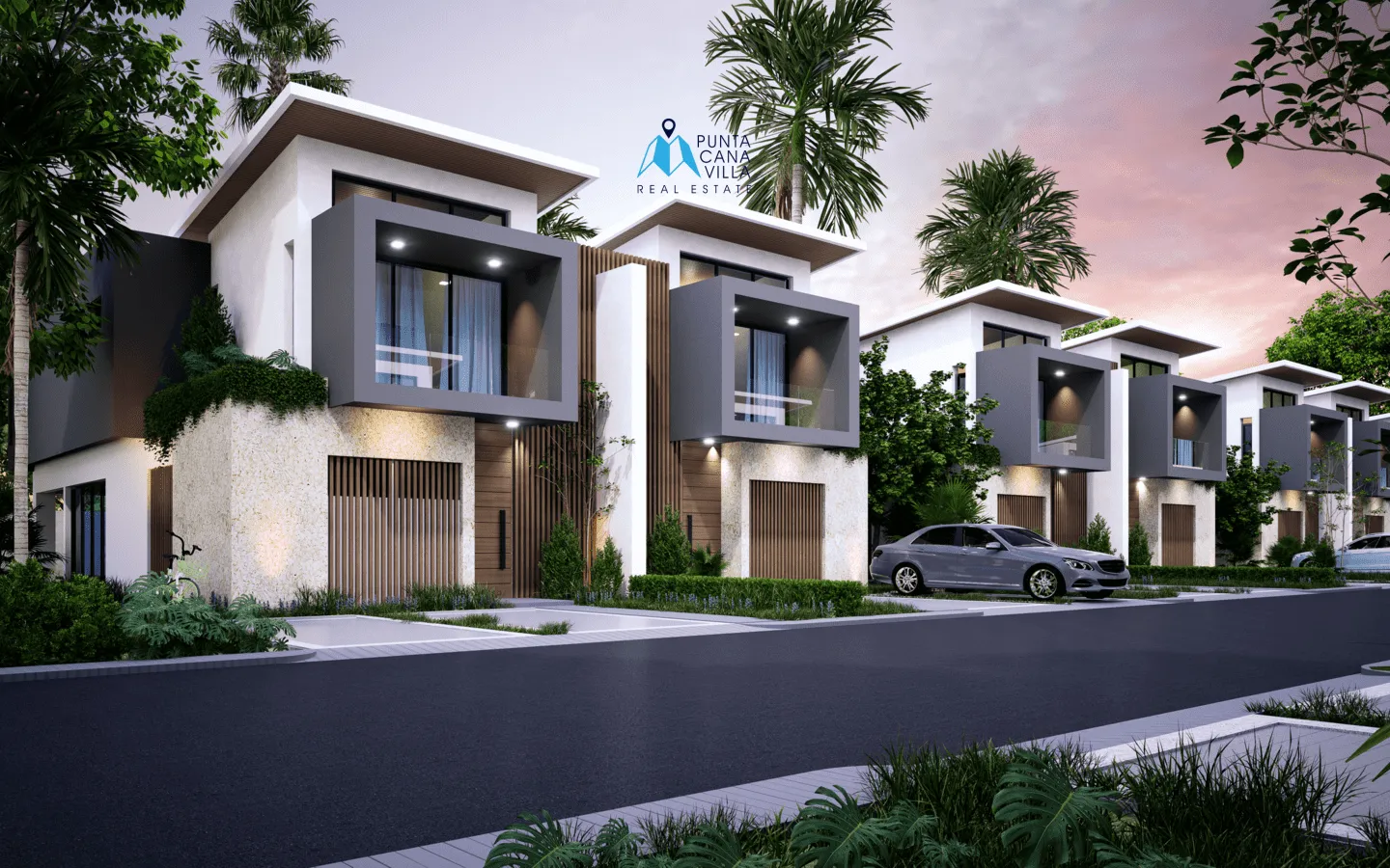 Vista Cana, Three Bedroom Duplex Villa For Sale In Bavaro, Punta Cana, Sand Village ()
