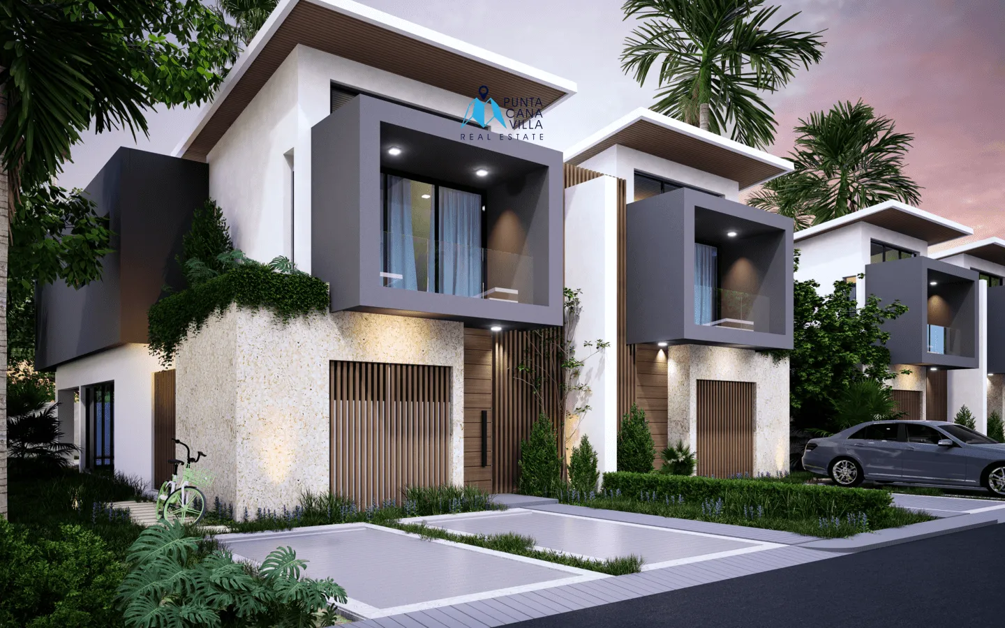 Vista Cana, Three Bedroom Duplex Villa For Sale In Bavaro, Punta Cana, Sand Village ()