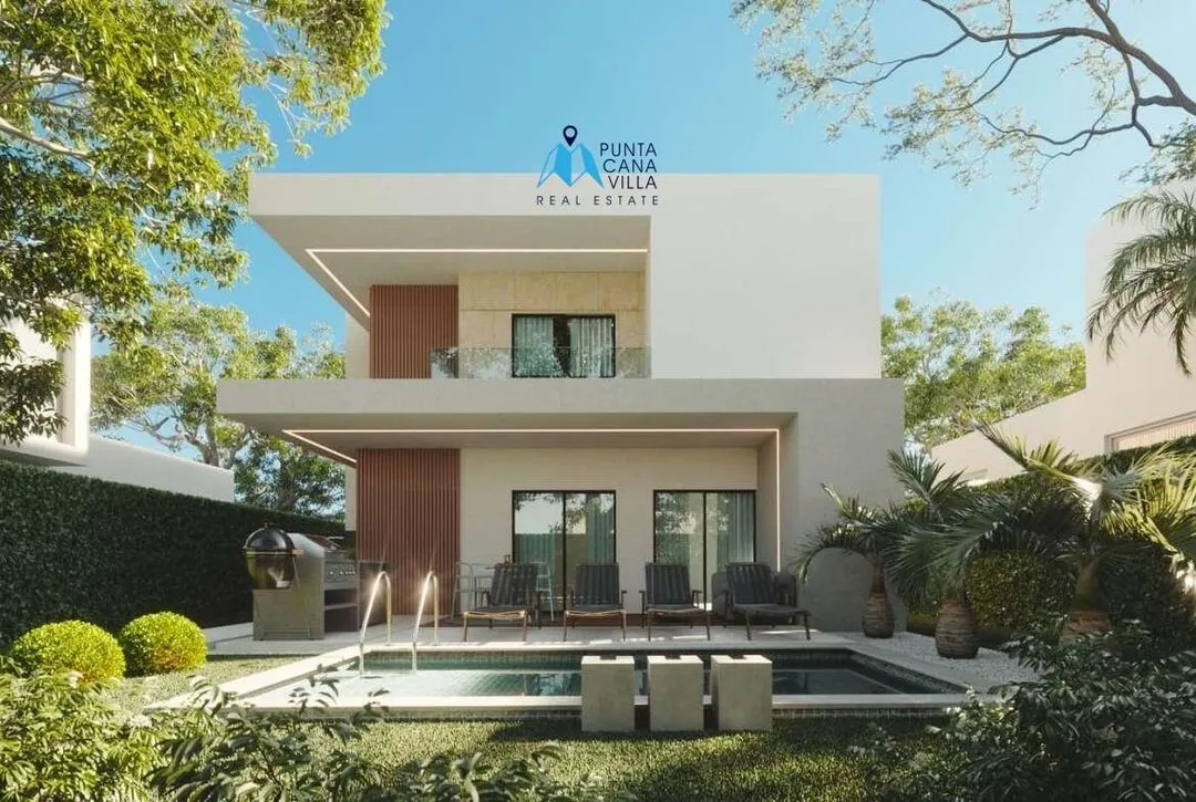 Vista Cana, Three Bedroom Duplex Villa For Sale In Bavaro, Punta Cana, Villas Naranjo ()