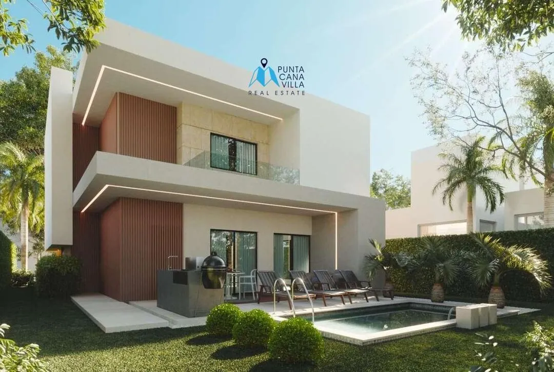 Vista Cana, Three Bedroom Duplex Villa For Sale In Bavaro, Punta Cana, Villas Naranjo ()