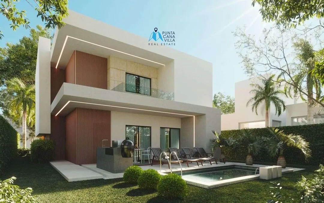 Vista Cana, Three Bedroom Duplex Villa For Sale In Bavaro, Punta Cana, Villas Naranjo ()