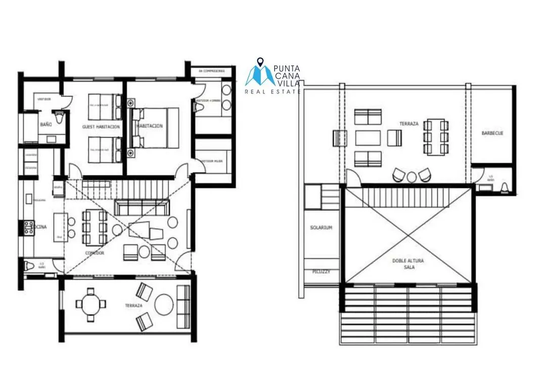 Vista Cana, Two Bedroom Penthouse For Sale In Bavaro, Punta Cana, Vibes Waterfall Residences ()