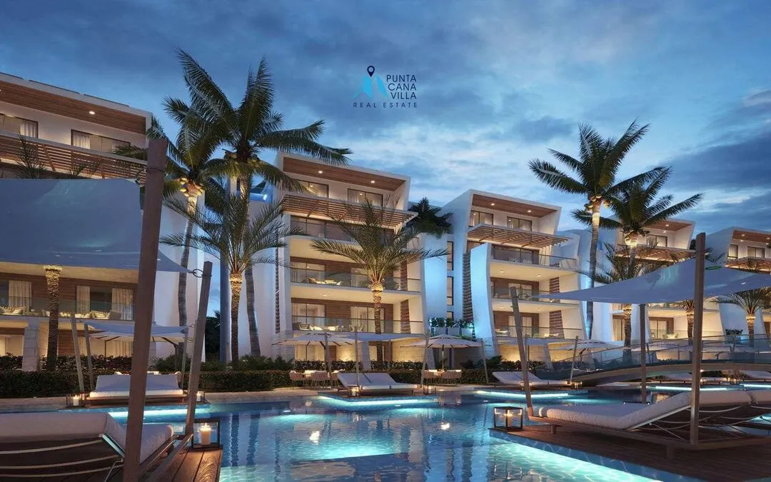 Vista Cana, Appartement-terrasse de deux chambres à vendre à Bavaro, Punta Cana