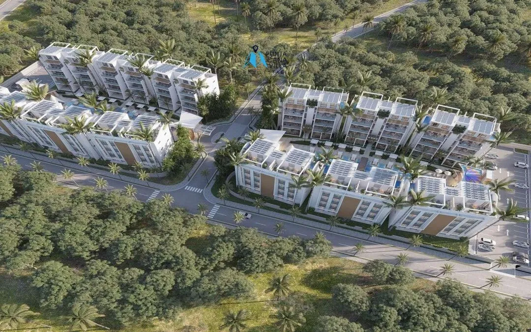 Vista Cana, Appartement-terrasse de deux chambres à vendre à Bavaro, Punta Cana