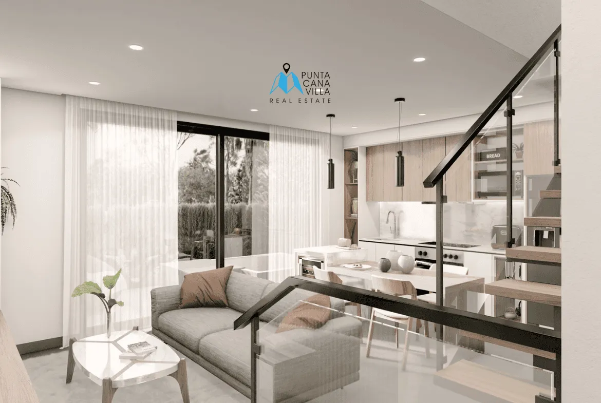Vista Cana, Two Bedroom Townhouse For Sale In Bavaro, Punta Cana, Sol de Cana Residences ()
