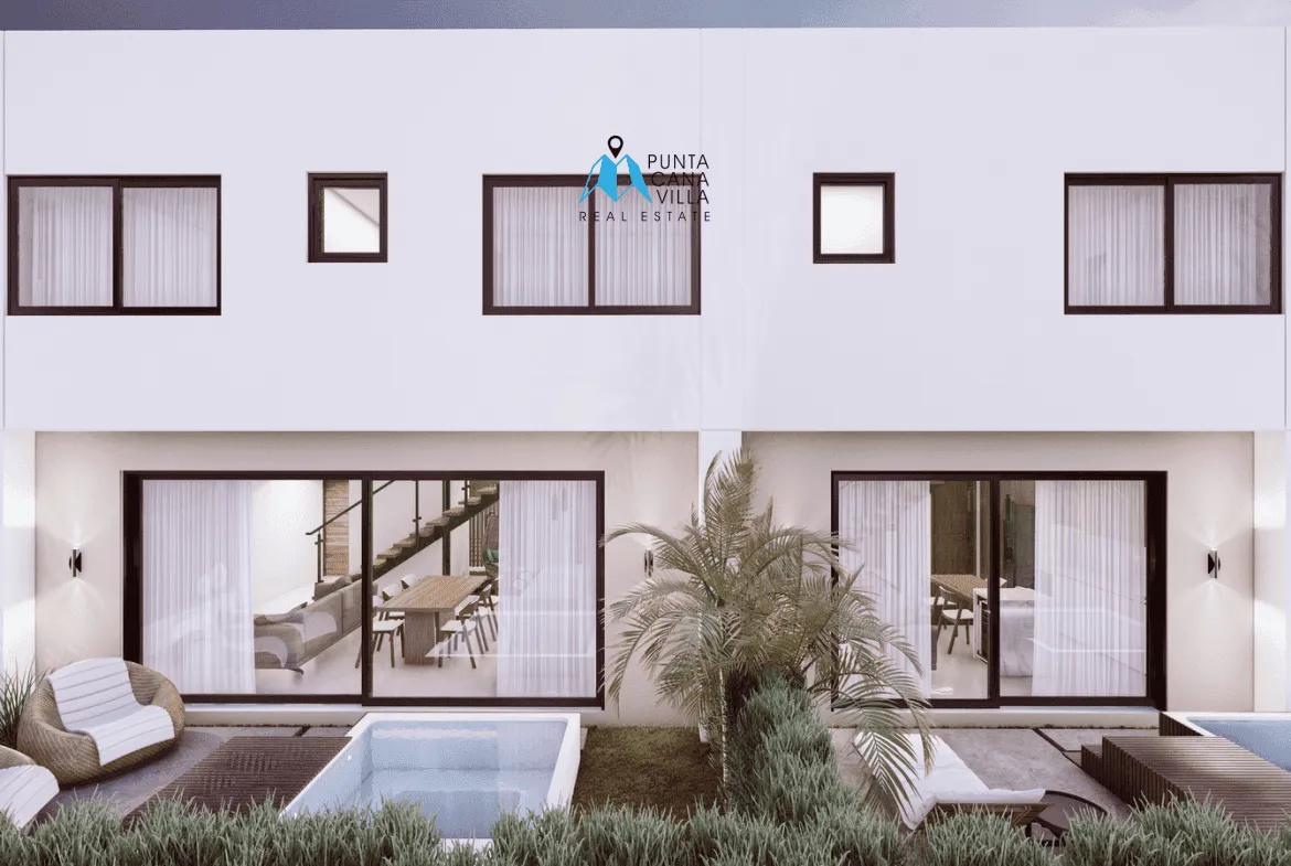 Vista Cana, Two Bedroom Townhouse For Sale In Bavaro, Punta Cana, Sol de Cana Residences ()