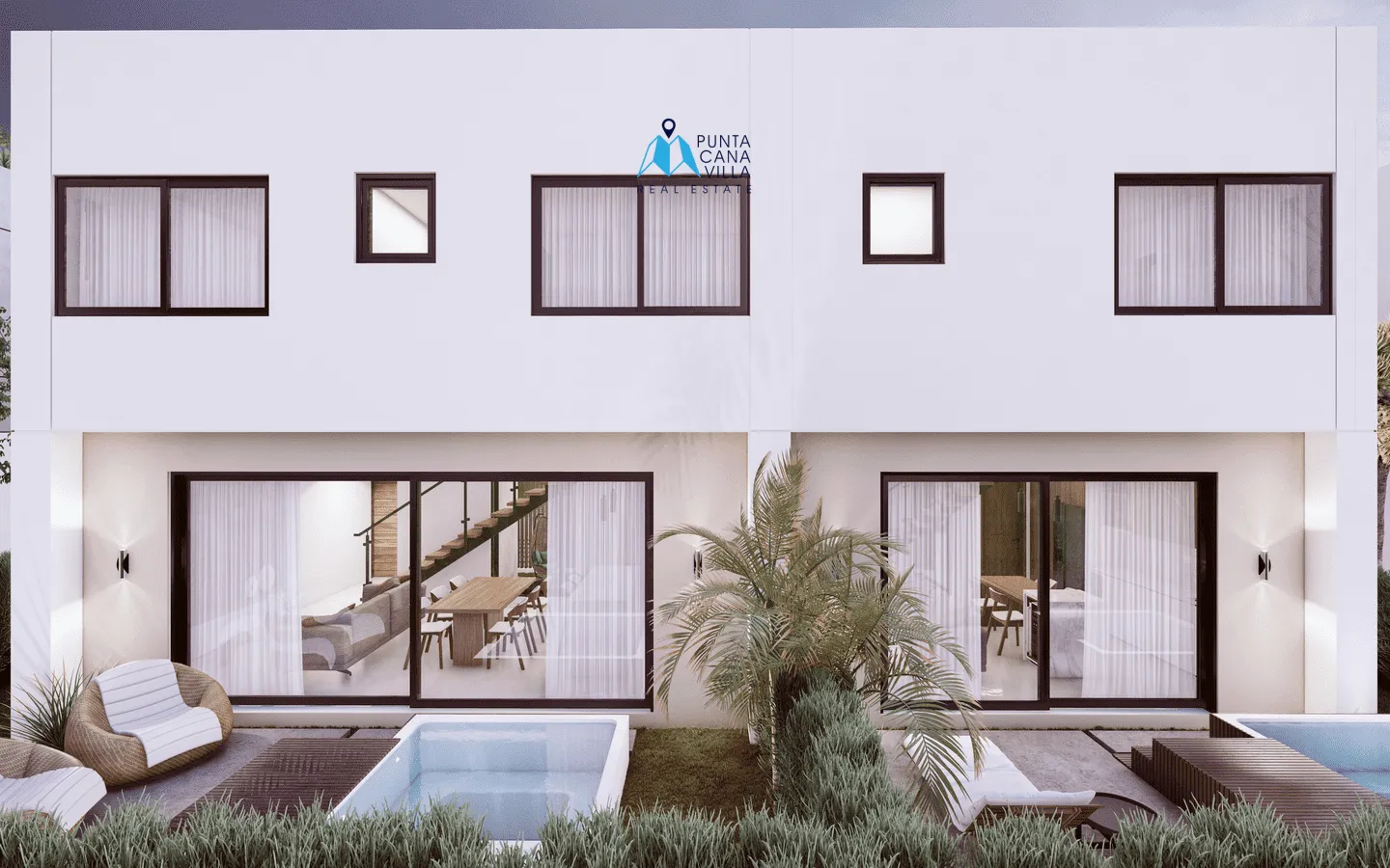 Vista Cana, Two Bedroom Townhouse For Sale In Bavaro, Punta Cana, Sol de Cana Residences ()