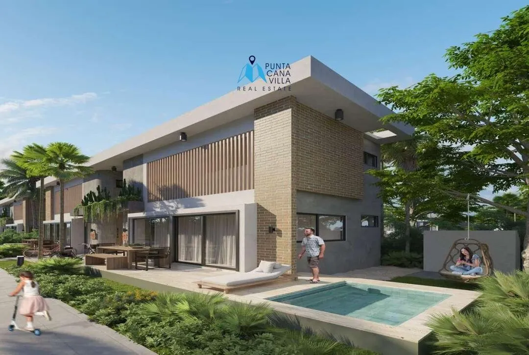 Vista Cana, two bedroom townhouse for sale in Bavaro, Punta Cana, Parque de las Canas ()