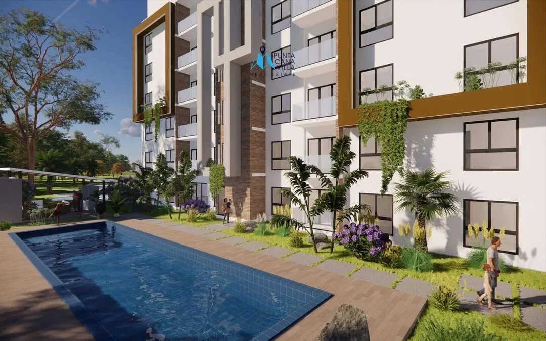 Vistancia Caribe Residencess, Penthouse de una habitación en venta en Bávaro, Punta Cana ()