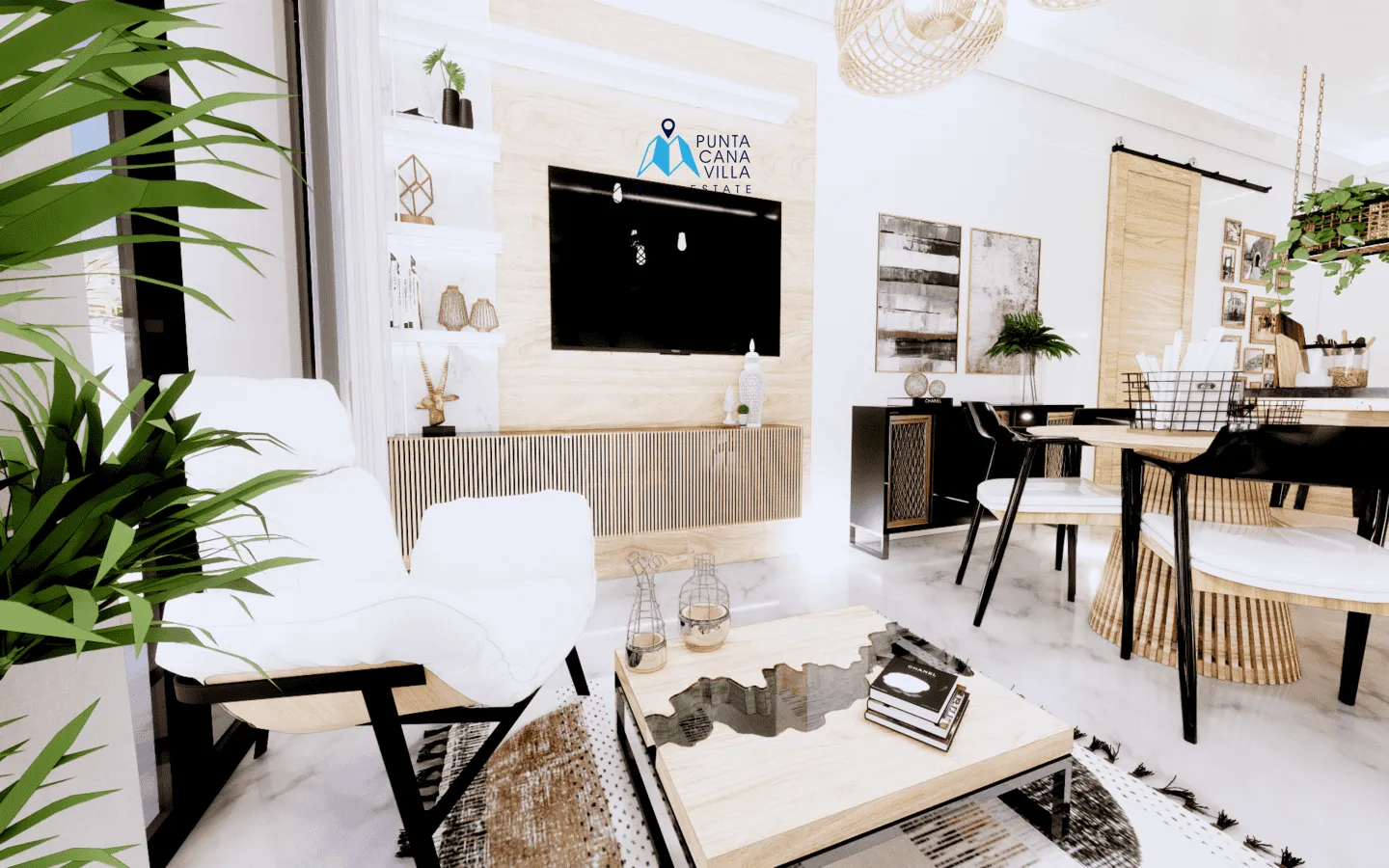 Vistancia Caribe Residences, appartement-terrasse de deux chambres à vendre à Punta Cana