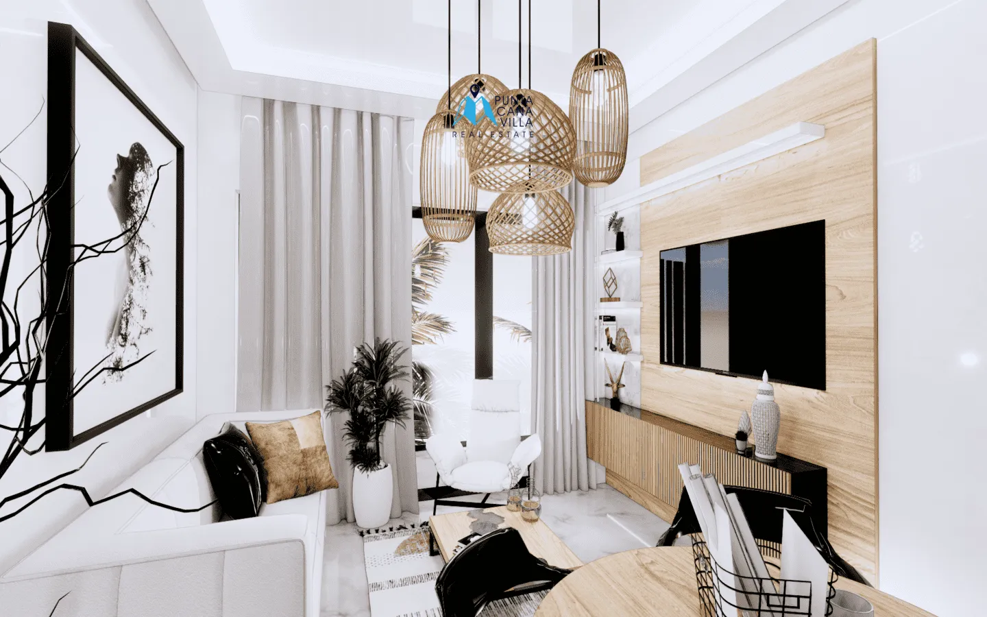Vistancia Caribe Residences, appartement-terrasse de deux chambres à vendre à Punta Cana