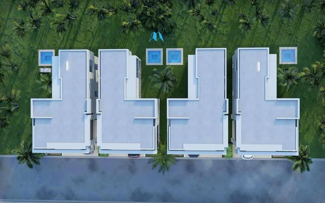 Se vende en Bávaro, Villa de tres habitaciones en Punta Cana
